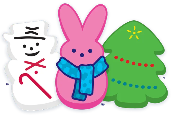 Snowman, Rabbit, and Tree PEEPS