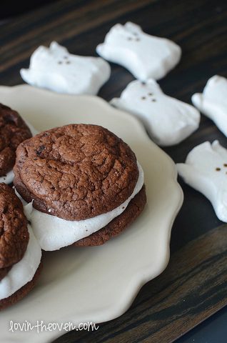 PEEPS® Dark Chocolate Cookie Sandwiches Recipe