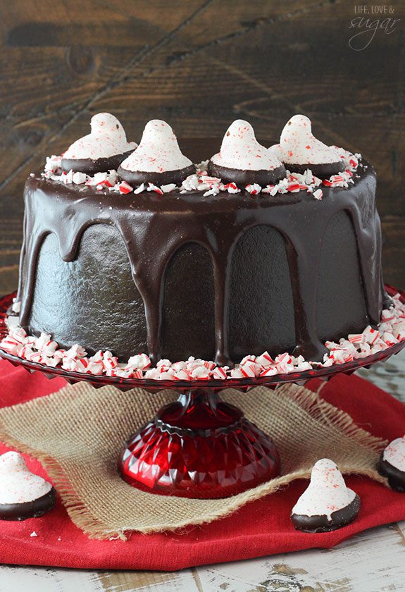 Peppermint Chocolate Cake