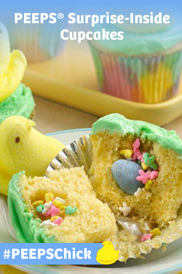 PEEPS® Chick Surprise-Inside Cupcakes