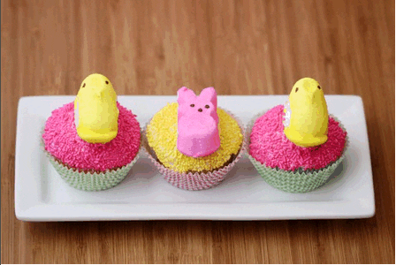 Pretty PEEPS® Cupcakes