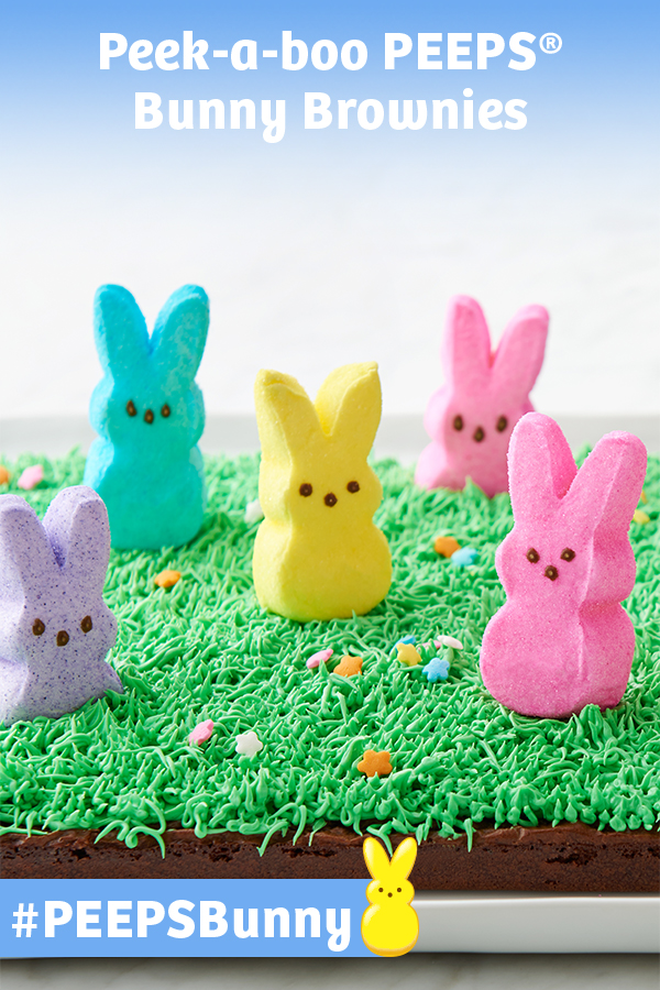 Peek-a-Boo PEEPS® Bunny Brownies