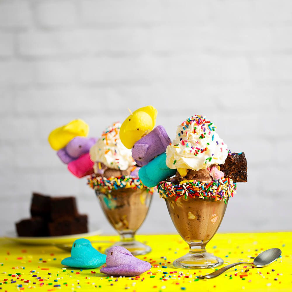 PEEPS® Brownie Batter Ice Cream Sundae Recipe