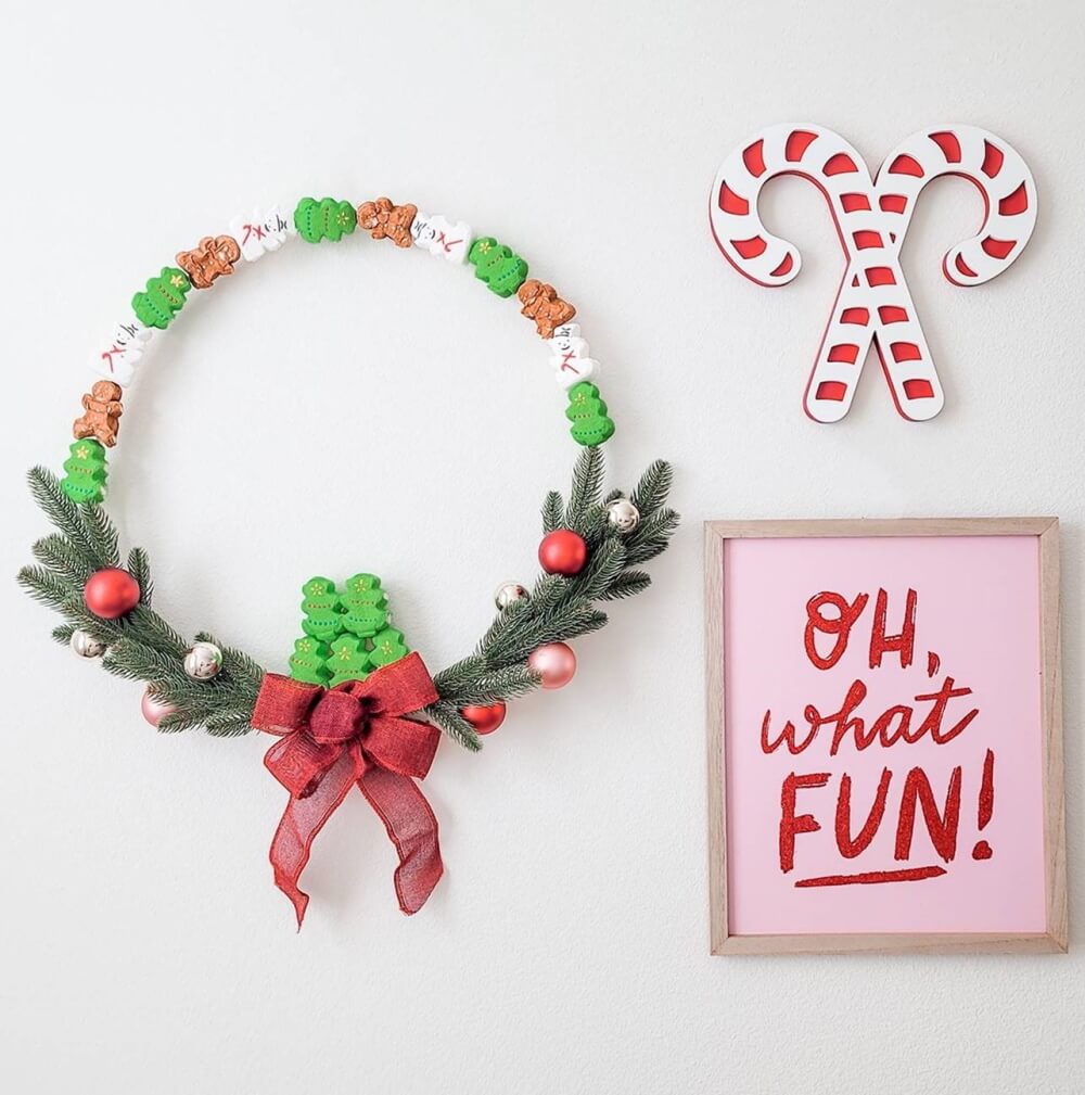 DIY Holiday Wreath with PEEPS®