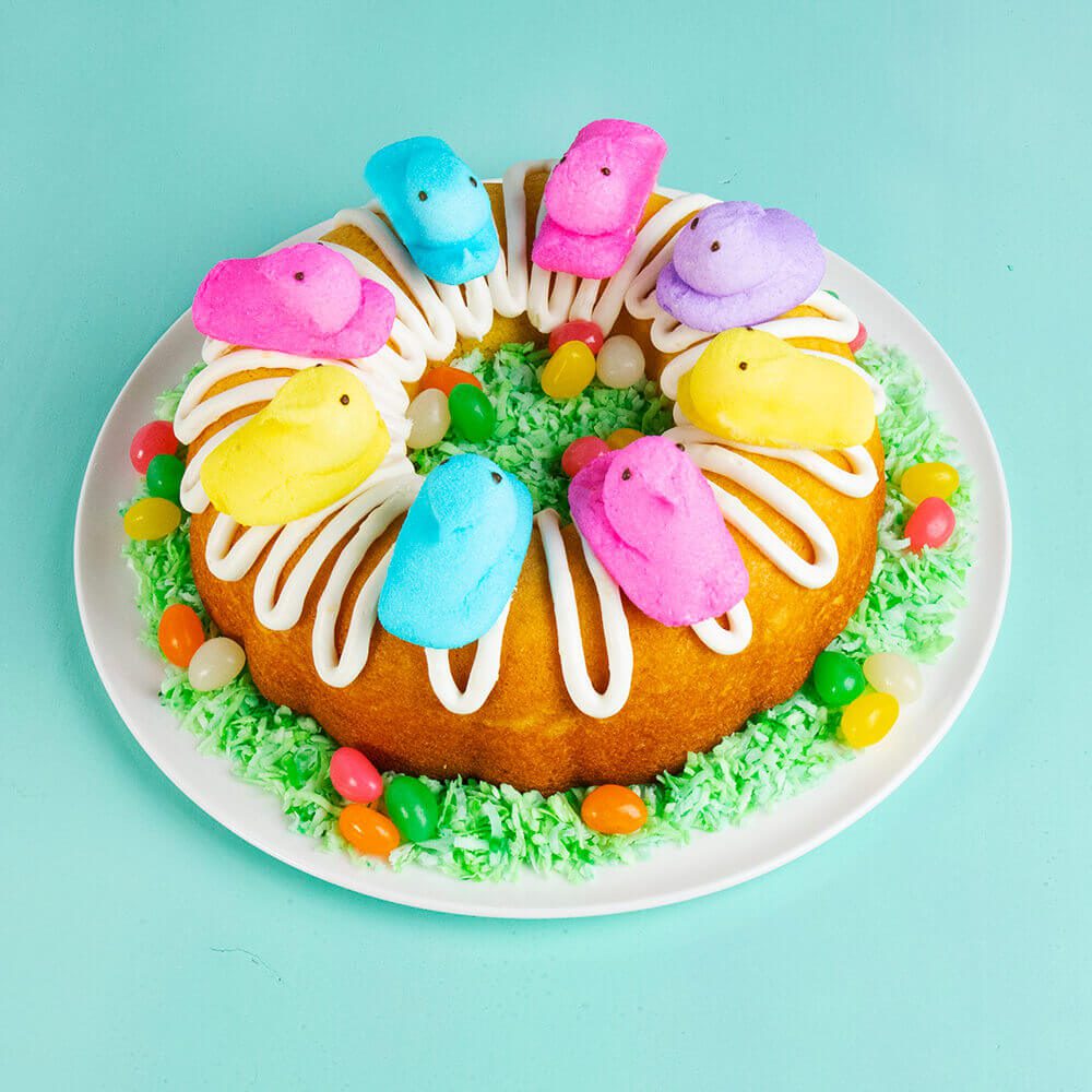 Lemon Bundt PEEPS® Cake