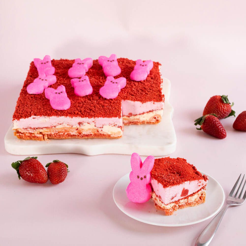 Strawberry PEEPS® Ice Cream Cake