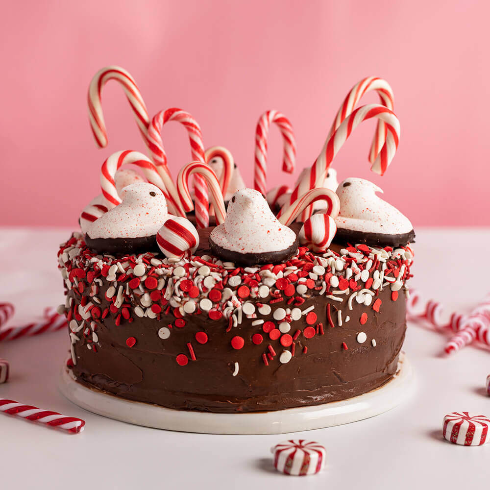 PEEPS® Candy Cane Red Velvet Cake