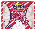 Candy Cane Flavored Marshmallow Chicks