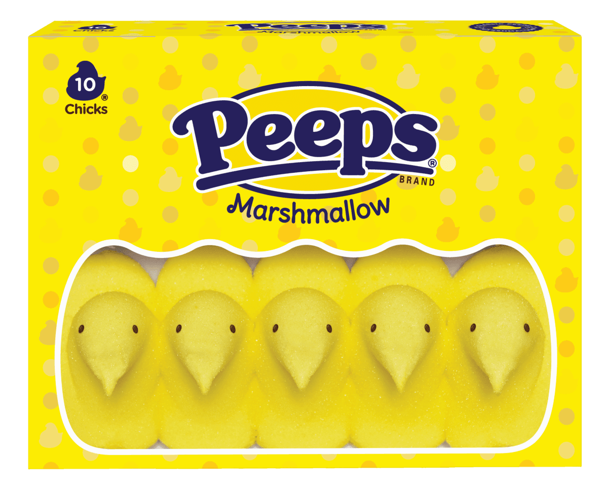 10 ct package of PEES Yellow Chicks