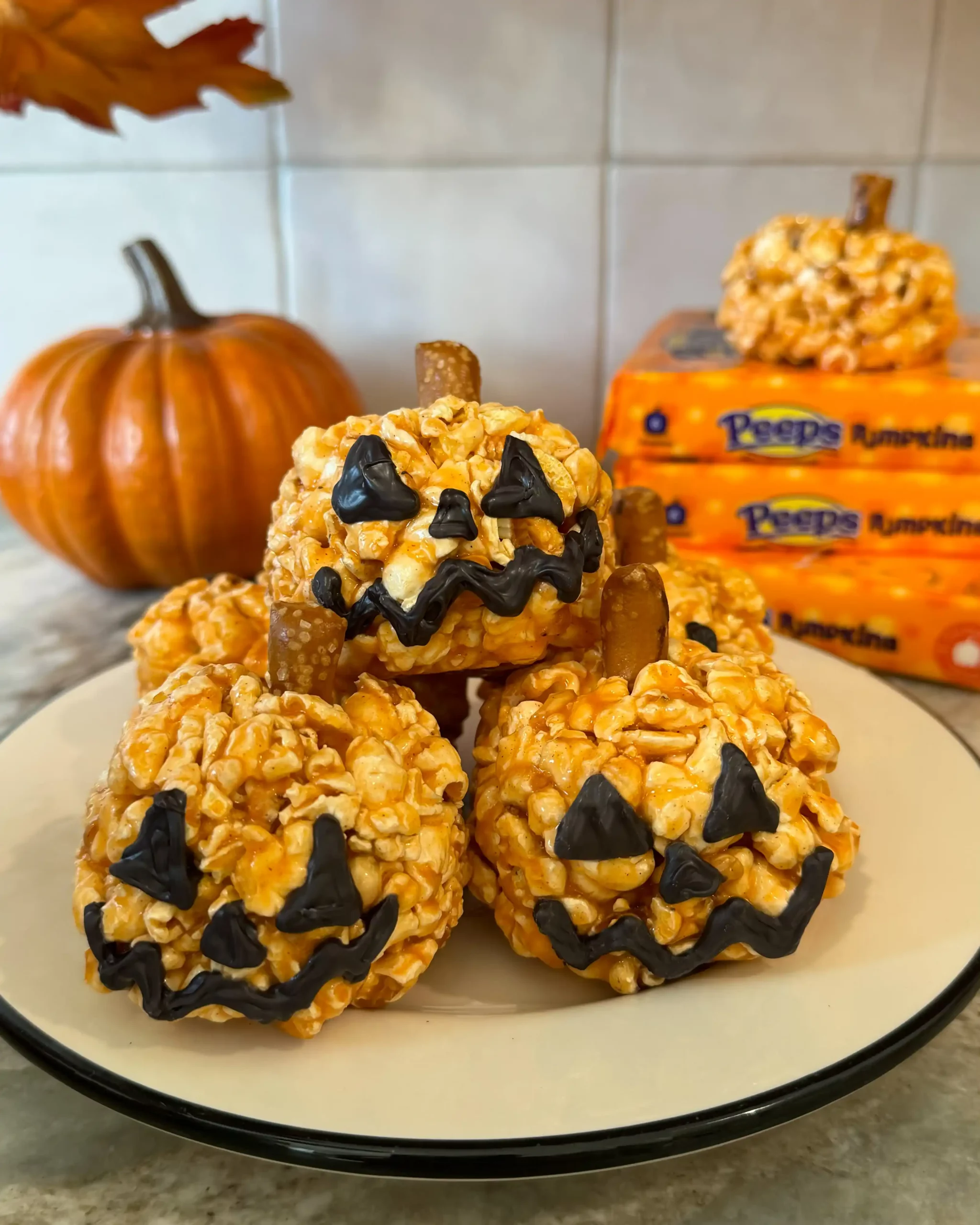 PEEPS® Pumpkin Popcorn Balls