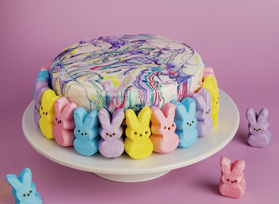 PEEPS® Marble Frosted Cake