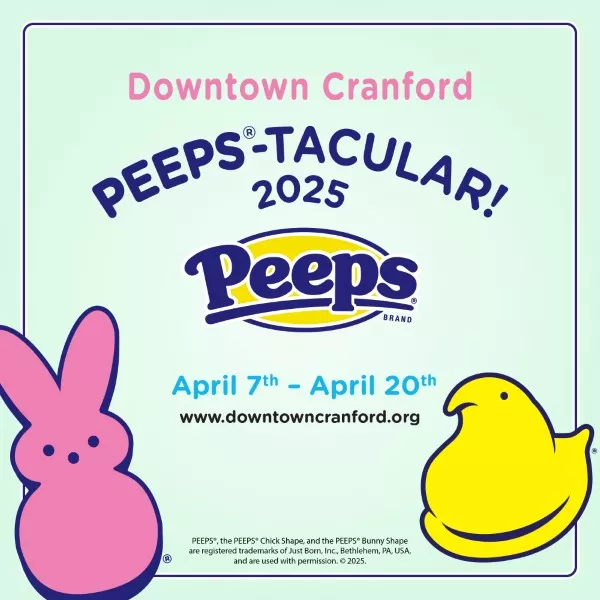 Downtown Crafore 2023 Peeps-tacular Logo