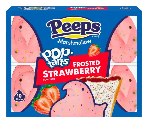 PEEPS Frosted Strawberry Pop Tarts 10count box