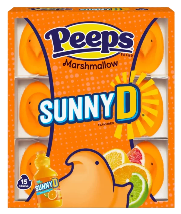 PEEPS Sunny D Chicks 15ct box